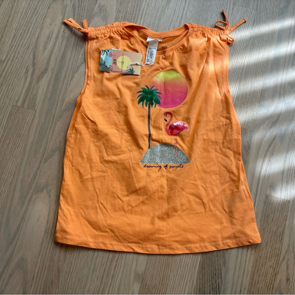 Dieter Braun for H&M Kids 11-12Y girls Flamingo Summer Top
